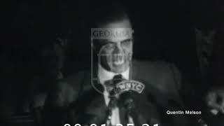 Malcolm X Addresses Crowds in Harlem (1963)