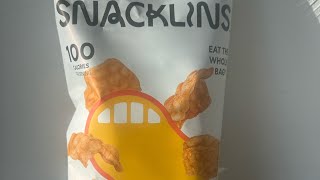 Snacklins/Nacho #veganfoodtastetest #sharktank #snacklins #nacho