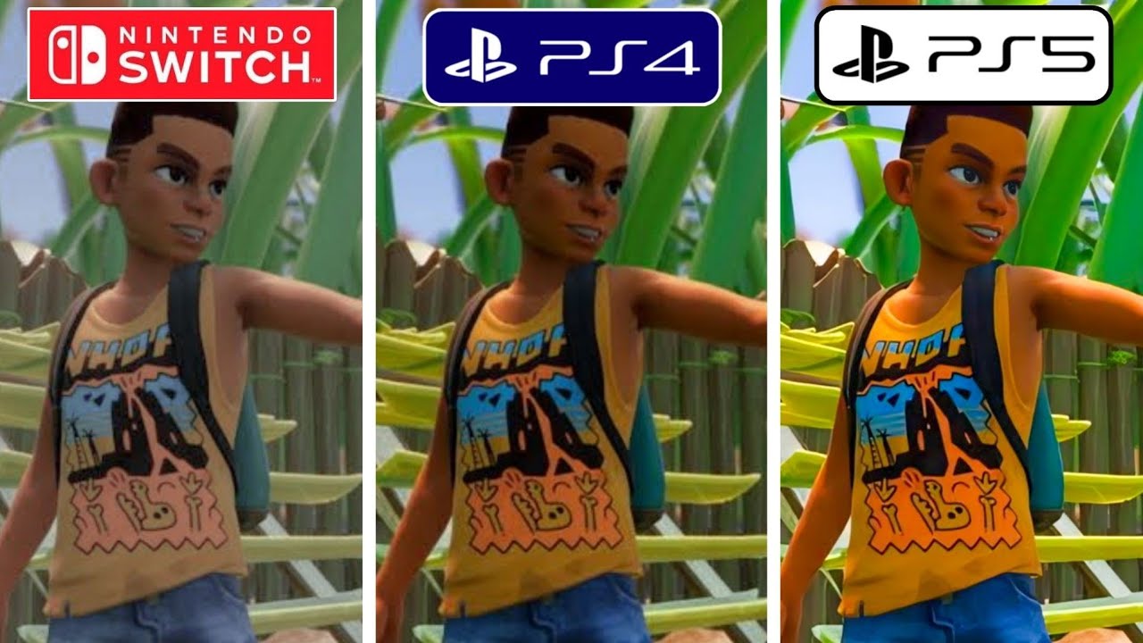 Grounded Nintendo Switch vs PS5 vs PS4 Graphics Comparison - YouTube