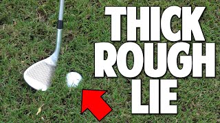 How To Play A Short Pitch From Thick Rough