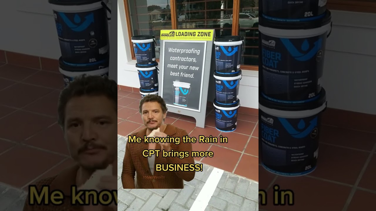 Cape Town Rains, Fiber Coat Reigns: Fixing Roofs with Rhinoluxe!