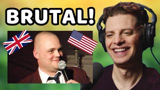 American Reacts to Al Murray vs Americans