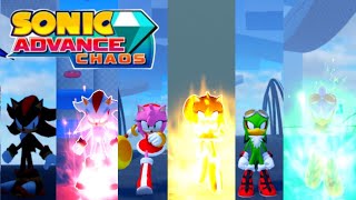 Sonic Advance Chaos V3(Shadow/Amy/Jet Playable!) - Roblox