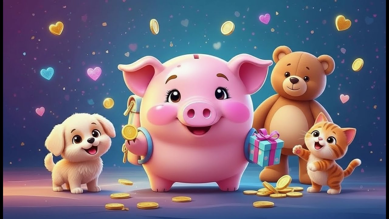 Save It, Share It, Spend It Right! Kids Money SongToddler Learning Song | Preschool Educational Song