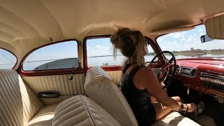 Clutchless Hot Leather Stalling 1953 Chevy Cranking Drive 1Hr35Min Seshyvideos.comvideos