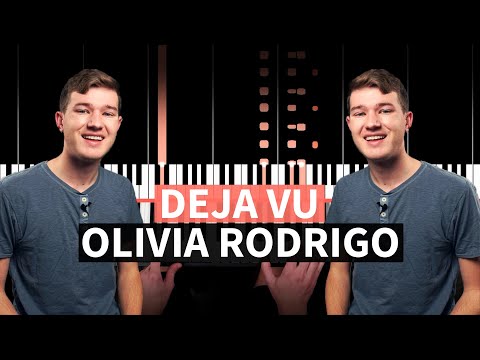 Deja Vu - Olivia Rodrigo - Easy Piano Tutorial