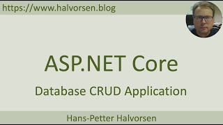 ASP.NET Core - Database CRUD Application Wealth