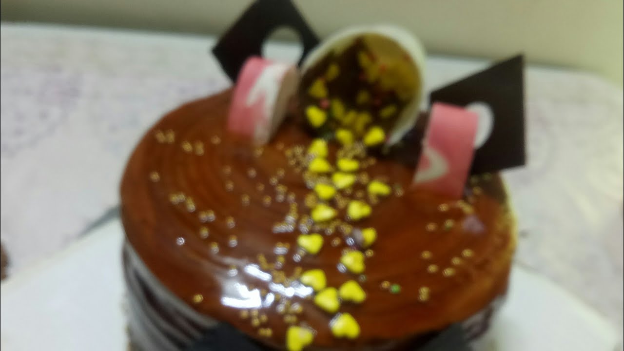 chocolate caramel glaze cake YouTube