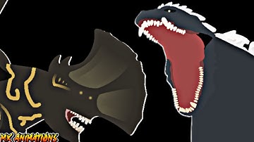 Godzilla Ultima Vs AxeHead (Godzilla Ultima Vs Pasific Rim) Discontinued Stick Nodes Animation