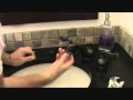 Saving water: installing a water saving aerator to an existing faucet