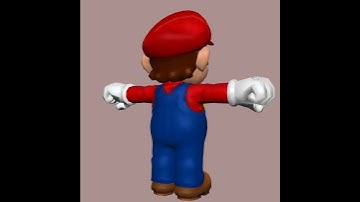 Download link in the description! Super Mario Bros Red Edition Low-poly 3D model