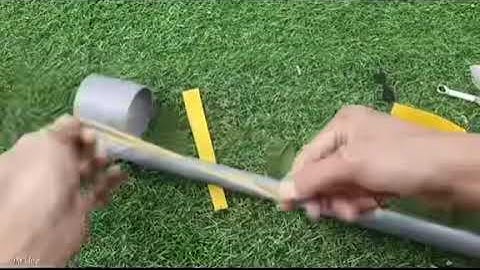 Làm ná cao su bằng ống nhựa vpv