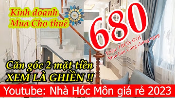 Bán Nhà 2 Mặt Tiền Đường Lớn giá 680 triệu trọn gói Cầu Lớn Hóc Môn I Bán Nhà Hóc Môn giá rẻ 2023