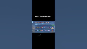 Alucard build and emblem mostly I used #mlbb #alucard #alucardbuild #ml #mobilelegends