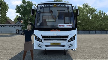 MSRTC Shivshahi AC Seater Bus Mod Euro Truck Simulator 2