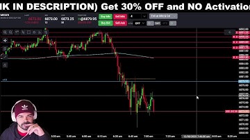 🔴 LIVE FUTURES DAY TRADING | ES and NQ Analysis - TakeProfitTrader NO ACTIVATION FEE!
