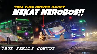 CONVOI 7 BUS DIKERAHKAN MELIBAS JALUR BANTEN