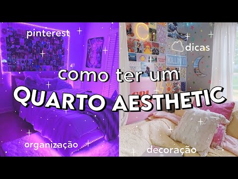 Como ter um QUARTO AESTHETIC gastando POUCO | Dicas de DECORAÇÃO das GRINGAS | Quarto PINTEREST