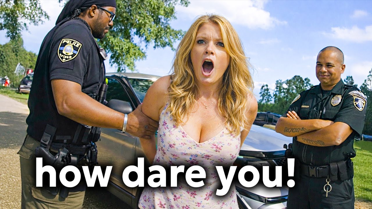 Cops vs the Dumbest Karens Who Think They Can Bully the Law - YouTube