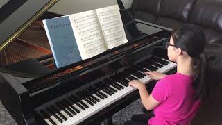 Sophia 지혜 Sim (12 years old) plays Wolfgang Mozart’s Sonata No. 12 (KV 332)- 1st Mvt.