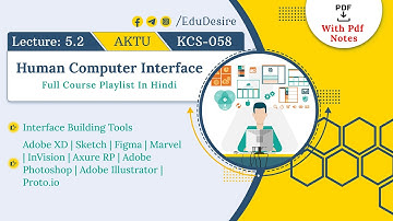 Interface Building Tools | Adobe XD | Sketch | Figma | Marvel | InVision | Axure RP | HCI | AKTU