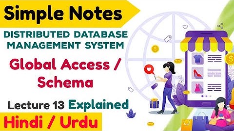 Lecture 13 | What is Global Access and Global Schema? in hindi urdu | DDBS Lecture