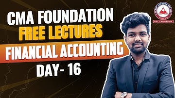 Day 16: CMA Foundation Accounts Free Lectures | Akash Agarwal Classes