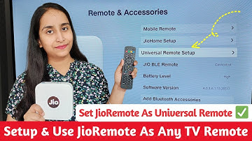How to Setup & Use JioRemote As TV Remote 🕹️ | Universal JioRemote Setup Guide - Jio Set Top Box