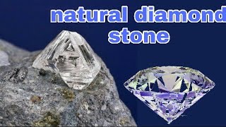 شكل الألماس الخام في الطبيعة       diamond stone  pierre de diamant brut