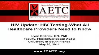 Celebrity HIV Update: HIV Testing-What All Healthcare Providers Need to Know Profile