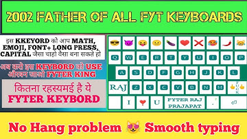 Aa Gya Father Of All Fyter Keyboards || New Best Fb Fyt Keyboard 2022 || fb fyt keyboard
