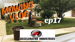 Lawn care Vlog #17 || bagging with Accelerator Industries