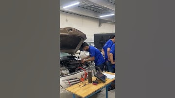 Thực hành gỡ pan điện động cơ lớp sửa chữa ô tô toàn diện #car #shorts #oto