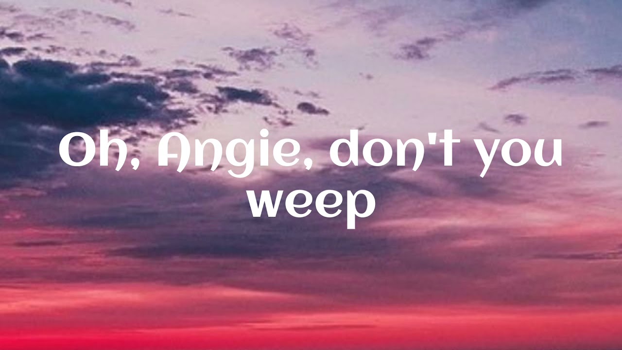 The Rolling Stones Angie (lyrics) YouTube