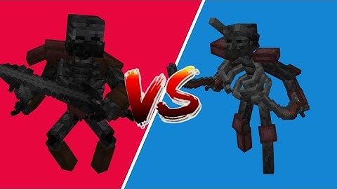 New Mutant Wither Skeleton VS Reworked Mutant Wither Skeleton epic mobs battle.