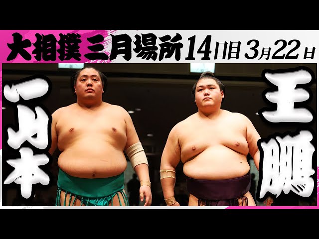 大相撲 一山本ー王鵬＜令和7年三月場所・14日目＞SUMO - YouTube