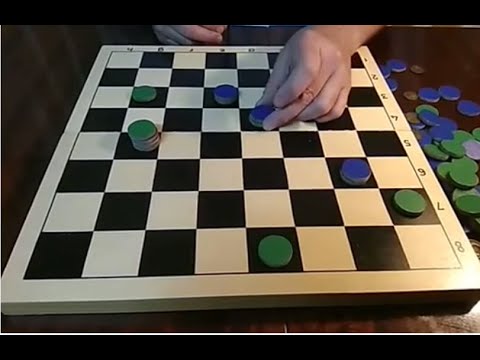 Урок 117. Русские столбовые шашки. Комбинационные возможности - YouTube