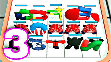 Alphabet Hero Merge Master - Walkthrough Part 3 Levels 26-50 - Android Gameplay