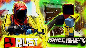 РАСТ в МАЙНКРАФТЕ! СОЛО ВАЙП в Rust для слабых ПК | RustEx Remake | РАСТ МИ | РАСТ В МАЙНКРАФТ