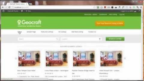 GeoCraft Business Directory Listings WordPress Theme by InkThemes