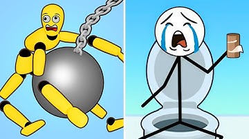 RAGDOLL BREAK vs KICK & BREAK (Help me!) — All Hard Levels Satisfying ASMR Gameplay Android iOS 2025