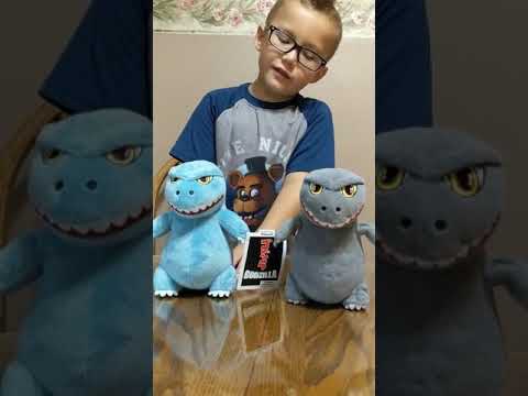 blue godzilla plush