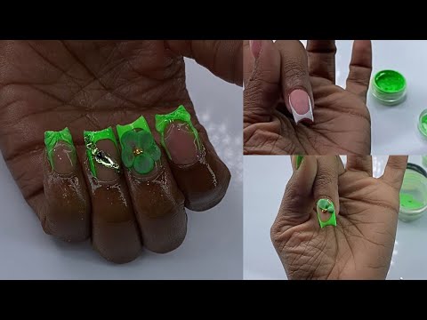 Cute Spring Short Acrylic Nails Tutorial