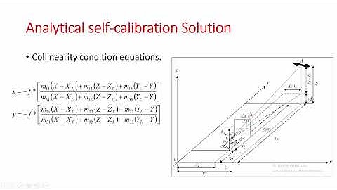 Close-Range Photogrammetry- Analytical Solution
