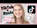 Reels  tiktok ideas for small business  how to use reels  tiktok to promote my small business