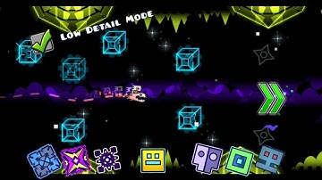 "WHAT BY SPU7NIX"(LOW DETAIL MODE)  | Geometry Dash