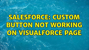 Salesforce: Custom Button not working on Visualforce Page