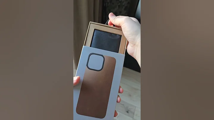 Magnetic Leather Back by Nomad | leather "case" for iPhone 15 Pro Max