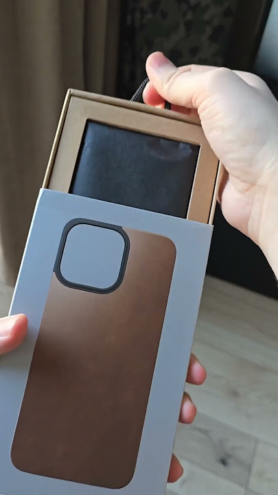 Magnetic Leather Back by Nomad | leather 'case' for iPhone 15 Pro Max