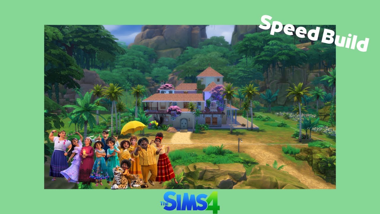 Casita Encanto With CC . Part 1 Speed Build Sims 4 YouTube